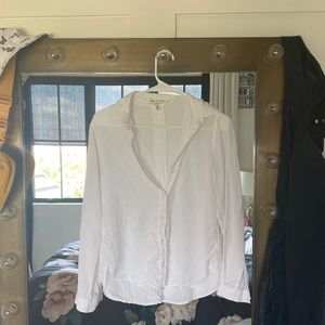 cloth & stone white button up